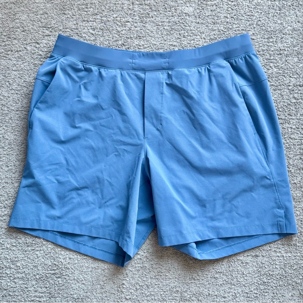 Lululemon men’s shorts (7” length, liner-less)